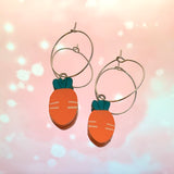 Carrot Hoop Earrings