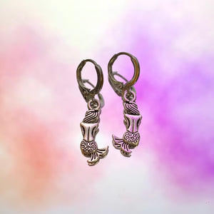 Mermaid Lever Back Earrings