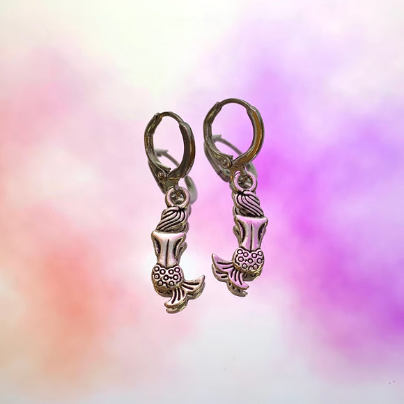 Mermaid Lever Back Earrings