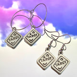 Tarot Card Hoop Earrings