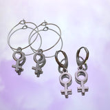 Female Power Hoop Earrings