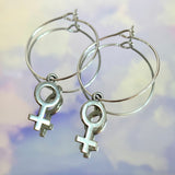 Female Power Hoop Earrings