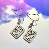 Tarot Card Hook Earrings