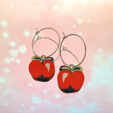 Apple Hoop Earrings