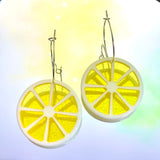 Lemon Slice Hoop Earrings