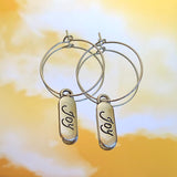 Joy Pill Hoop Earrings