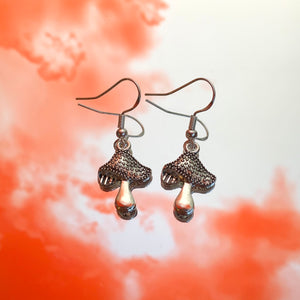 Mushroom Hook Earrings