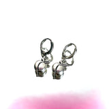 Peach Lever Back Earrings