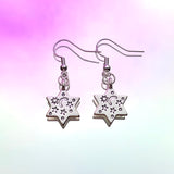 Celestial Star Hook Earrings