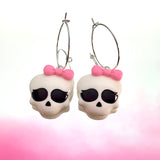 Monster High Skull Hoop Earrings