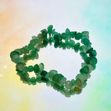 Green Aventurine Chip Bracelet