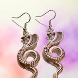 Cobra Snake Hook Earrings