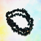 Black Tourmaline Chip Bracelet