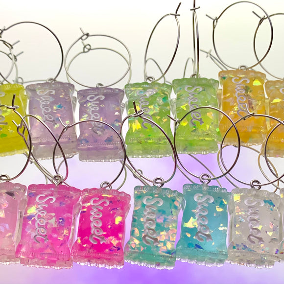 Sweet Hoop Earrings - Various Colours