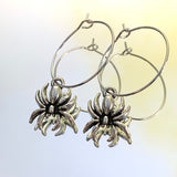 Spider Hoop Earrings