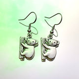 Koala Bear Hook Earrings