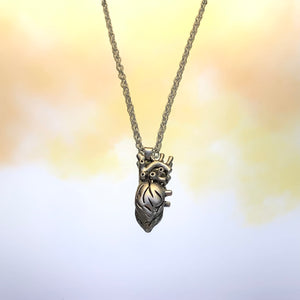 Human Heart Necklace 18”