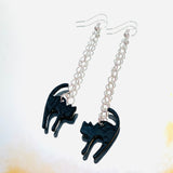 Scaredy-Cat Hook Earrings