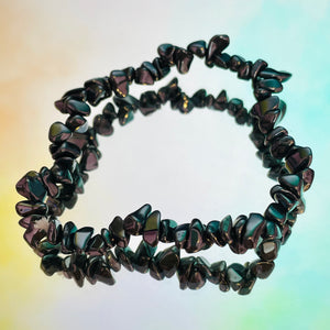 Hematite Chip Bracelet