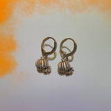 Pumpkin Lever Back Earrings