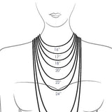 Aires Reversible Necklace 18”