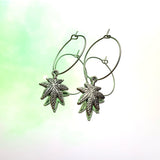 Silver Ouid Hoop Earrings