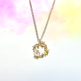 Bee Flower Necklace 18"