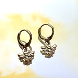 Bee Lever Back Earrings