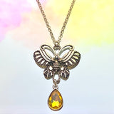 Moth Necklace 18"