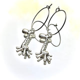 Giraffe Hoop Earrings