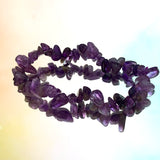 Amethyst Chip Bracelet