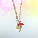 Mushroom Necklace 18"