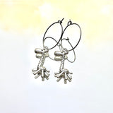 Giraffe Hoop Earrings