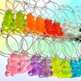 Gummy Bear Hoop Earrings - Various Colours