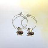 Witches Hat Hoop Earrings