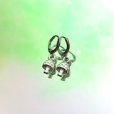 Mini Mushroom Lever Backs Earrings