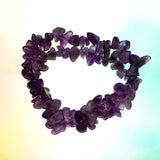 Amethyst Chip Bracelet