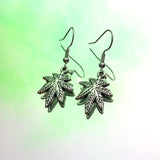 Silver Ouid Hook Earrings