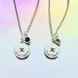 Gemini Reversible Necklace 18”