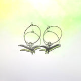 Pterodactyl Hoop Earrings