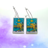 The Star Tarot Card Hoop Earrings