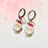 Santa Lever Back Earrings