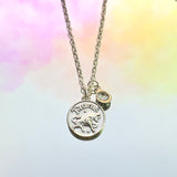 Taurus Reversible Necklace 18”