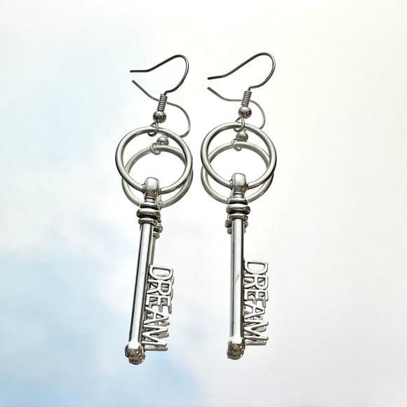 Key of Dreams Hook Earrings