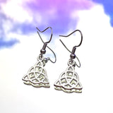 Charmed Triquetra Hook Earrings