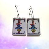 The Hangedman Tarot Card Hoop Earrings