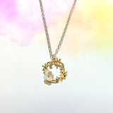 Bee Flower Necklace 18"