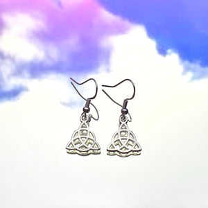 Charmed Triquetra Hook Earrings