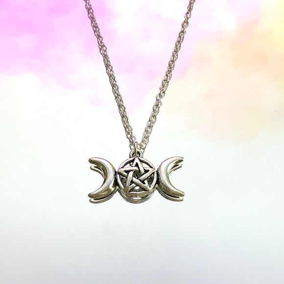 Moon Pentagram Necklace 18