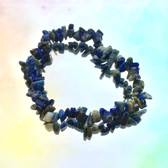 Lapis Lazuli Chip Bracelet